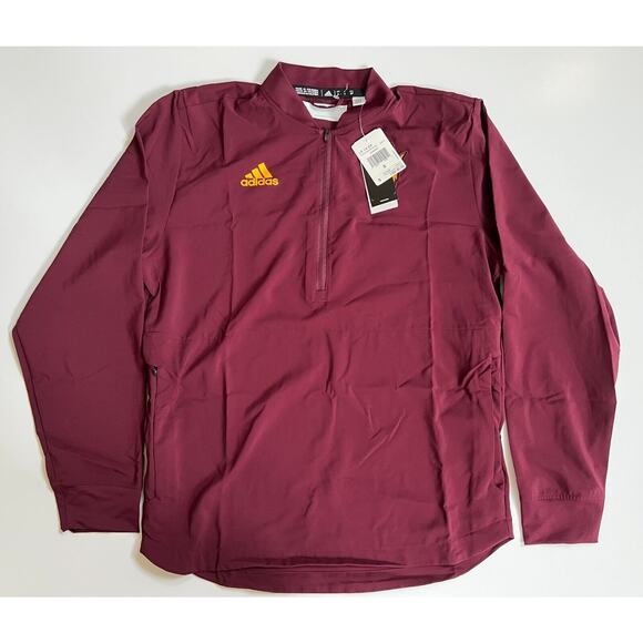 Adidas Arizona State Sun Devils Jacket Maroon GE5675 Men's Size S NWT - Picture 9 of 12